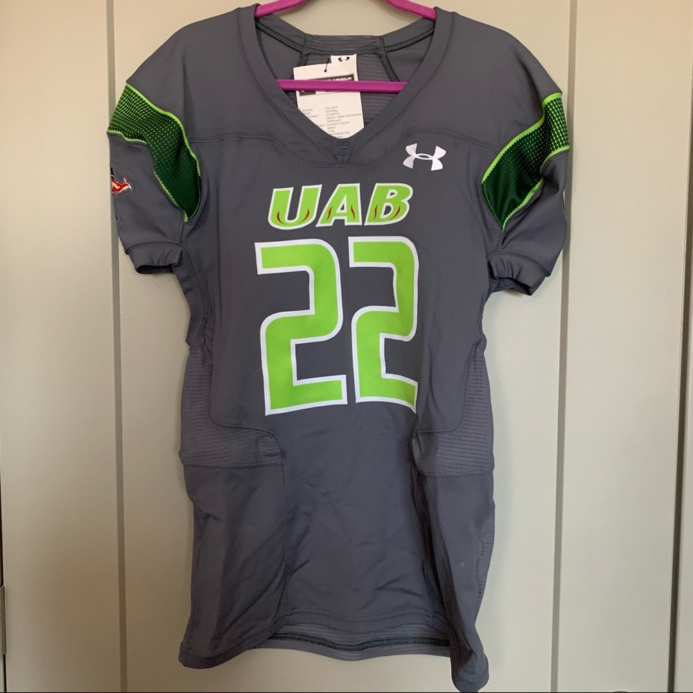 NEW Under Armour UAB Gameday Compfit 2 Football Jersey